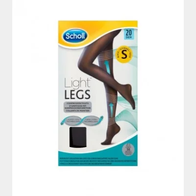 SCHOLL LIGHT LEGS 20 DEN BLACK-SMALL
