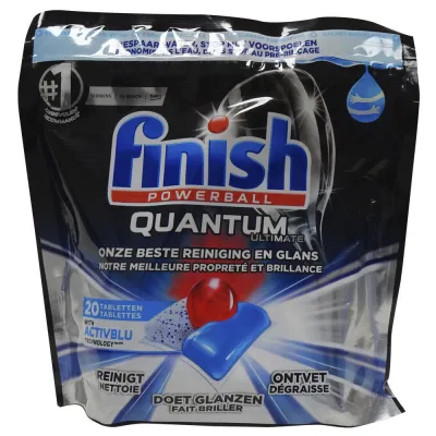 Finish dishwasher Powerball 20 u. Quantum ultimate regular.