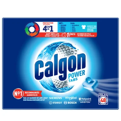 CALGON 4-in-1 Anti-Limescale Washing Machine Tablets 48 tablets
