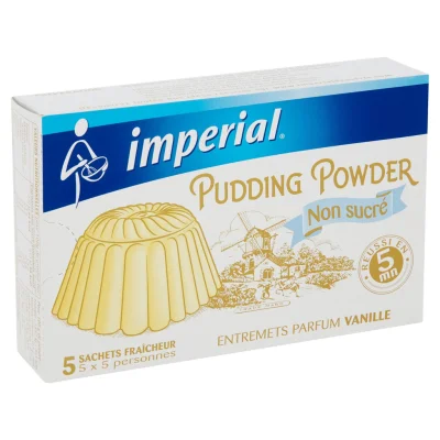 IMPERIAL Pudding powder unsweetened vanilla flavor 5 sachets of 30 g