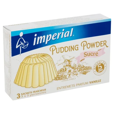 IMPERIAL Vanilla Pudding Dessert Mix 3 sachets of 60 g