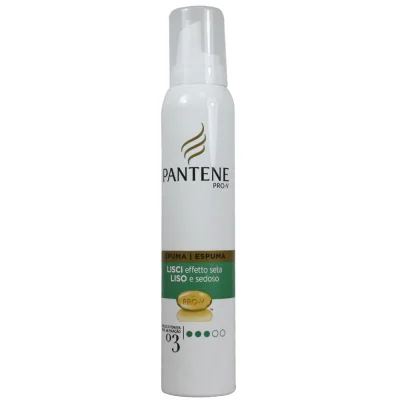 Pantene hair mousse 200 ml. Smooth silk effect n. 3.