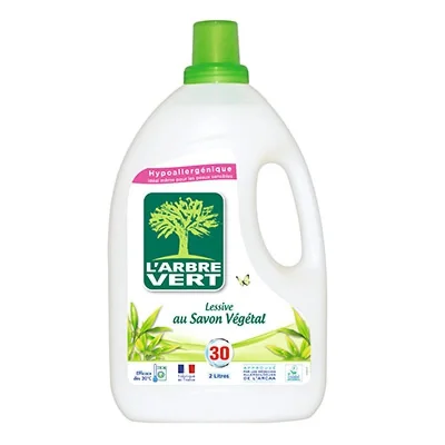 L'ARBRE VERT Liquid Laundry Detergent Vegetable Soap 2 L