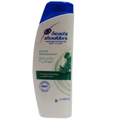 H&S shampoo 400 ml. Anti-dandruff itchy scalp care.