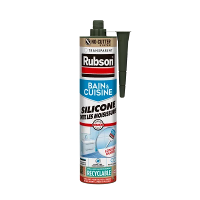 RUBSON Anti-mold Silicone Bath & Kitchen Pure, transparent, 280 ml