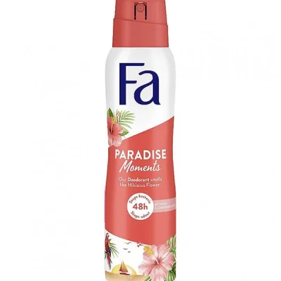 FA DEO SPRAY 150ml MOMENTS PARADISE 0%