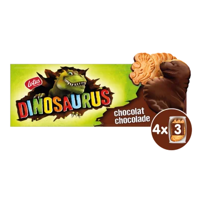 LOTUS Dinosaurus Biscuits with Dark Chocolate 225 g