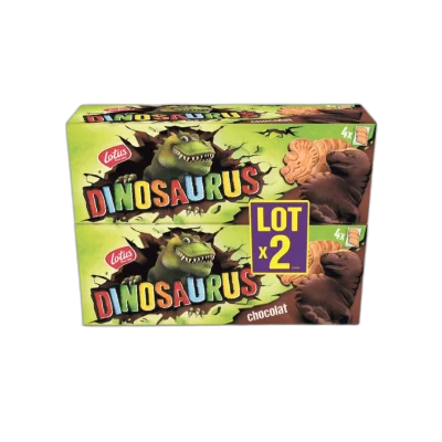 LOTUS Dinosaurus Dark Chocolate Biscuits 450 g