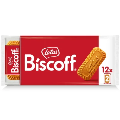 LOTUS Biscoff Biscuits Speculoos Original pocket 12x2 biscuits 186 g