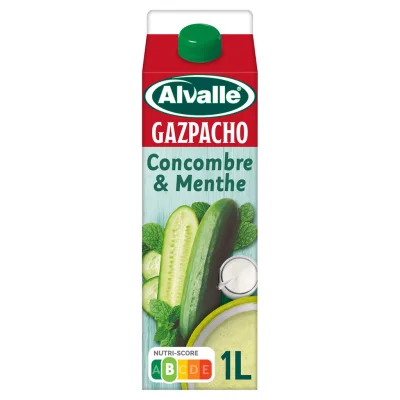 ALVALLE Gazpacho Cold Cucumber and Mint Soup 1 L