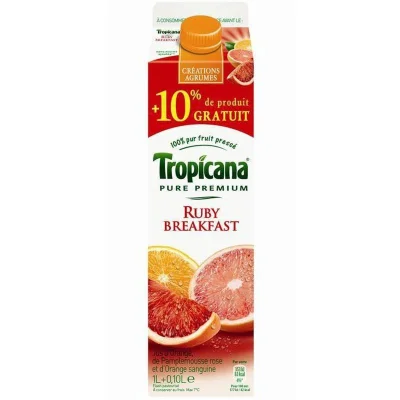 TROPICANA Orange, blood orange and pink grapefruit juice 1.1 L