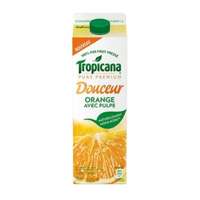 TROPICANA Orange Juice No Pulp 1 L