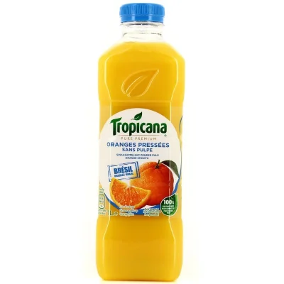 TROPICANA Orange Juice No Pulp 1 L