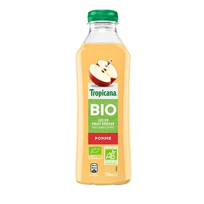 TROPICANA Trop.Pur Premium Organic Apple Juice 75 cl