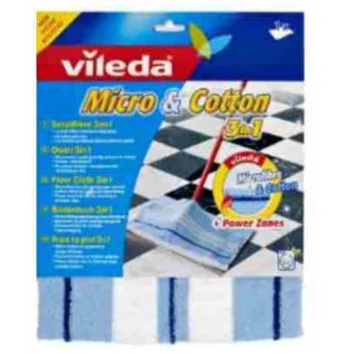 VILEDA Micro and Cotton Floor Cloth 1 unit