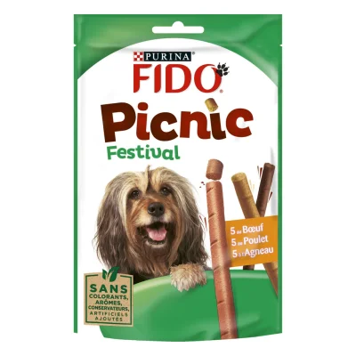 FIDO Picnic Festival: Beef, Chicken, Lamb Dog Treats 126 g