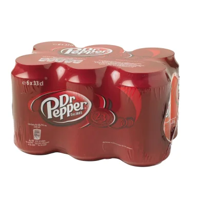 DR PEPPER Soda 6 canettes de 33 cl