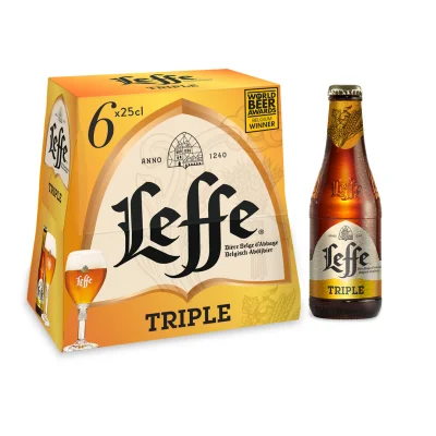 LEFFE Blonde Beer Triple 6 x 25 cl