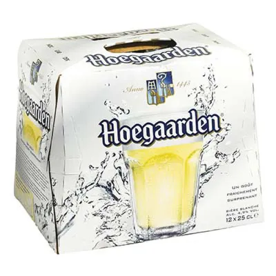HOEGAARDEN White Beer 4.9% 12 x 25 cl