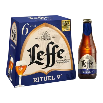LEFFE Rituel Blonde Beer 9% 6 x 25 cl