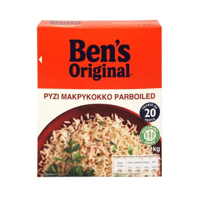BENS Original long grain parboiled rice 20 min 1kg