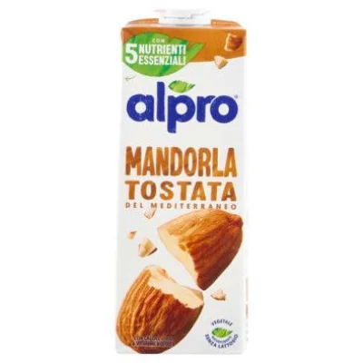Alpro Bevanda alla Mandorla Tostata 100% Vegetale con Vitamine Lt.1