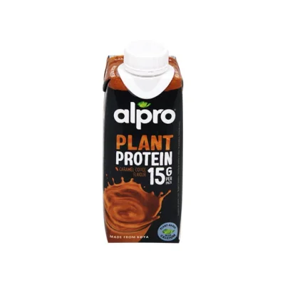 ALPRO Plant Protein 15G soya caramel coffee flavour drink 250ml