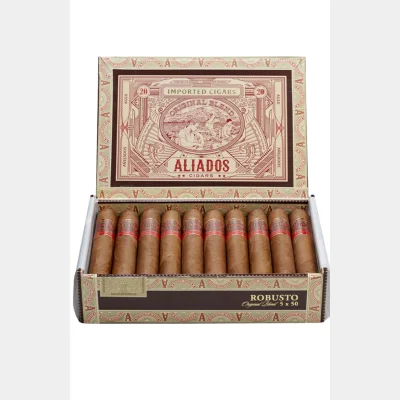 Aliados Robusto 5x50 x Box of 20 Cigars