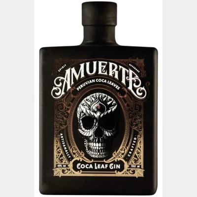 Amuerte Coca Leaf Gin - Black Edition 43% 70cl