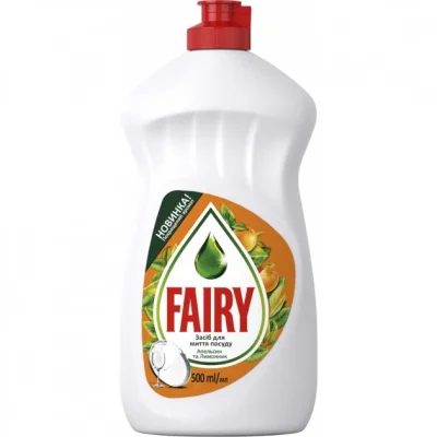 Fairy Dish Washing Liquid Orange and Lemongrass 500ml