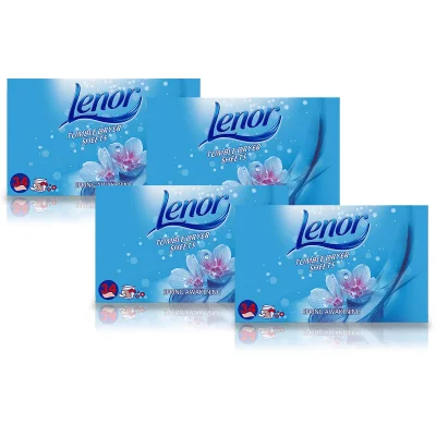 Lenor Scented Dryer Wipes Spring Awakening 34pcs