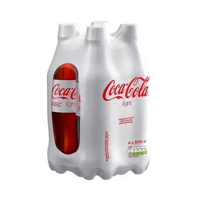 pet COCA COLA 4x500ml light