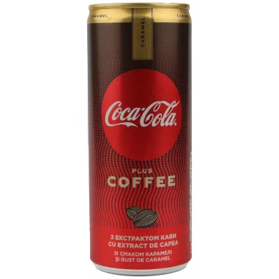Coca-Cola Zero Coffee Caramel 250 ml Can 6 Pack