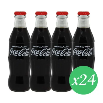 glass COCA COLA 24x250ml