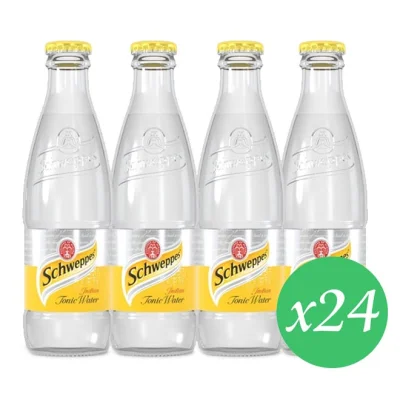 glass SCHWEPPES tonic water 250ml