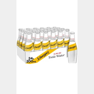 Schweppes Sugar Free Slim Tonic Water 200ml x 24 bottles