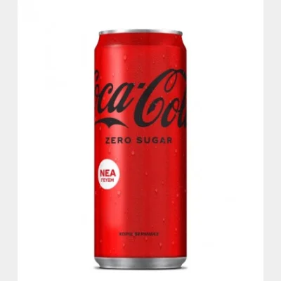COCA COLA ZERO ΚΟΥΤΙ 330ml