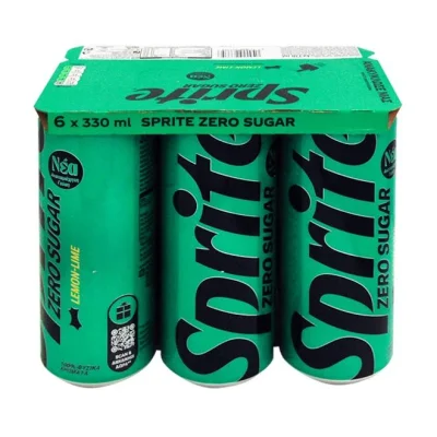 can SPRITE lemon lime 6x330ml - zero sugar