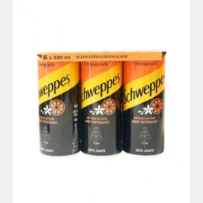 SCHWEPPES ΣΟΔΑ ΑΝΘΟΣ ΠΟΡΤΟΚΑΛΙΟΥ ΚΟΥΤΙ 330ml