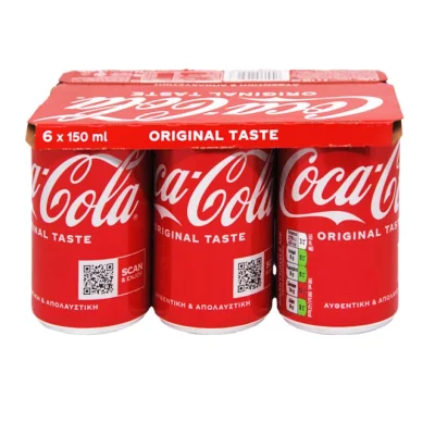 can COCA COLA 6x150ml