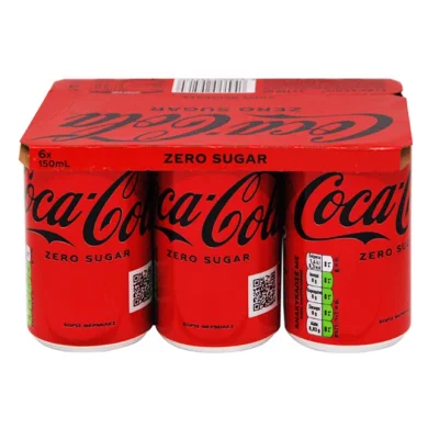 can COCA COLA 6x150ml zero