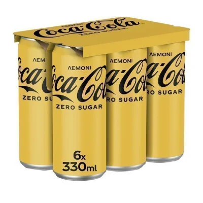 COCA COLA ZERO 6x330ml LEMON