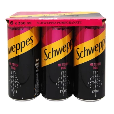 can SCHWEPPES pomegranate 6x330ml