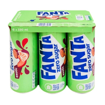 can FANTA exotic 6x330ml zero sugar