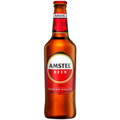 AMSTEL BEER 500ml vol 5% BOTTLE