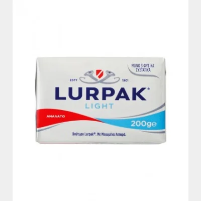 LURPAK ΒΟΥΤΥΡΟ LIGHT ΑΝΑΛΑΤΟ ΠΑΚΕΤΟ ΑΛΟΥΜ.200gr