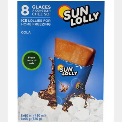 SUN LOLLY ICE CREAM GRANITA COLA 65gr /KIB