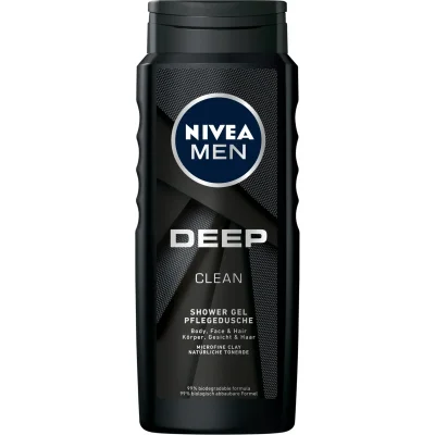 NIVEA Men Deep Clean Shower Gel 500ml
