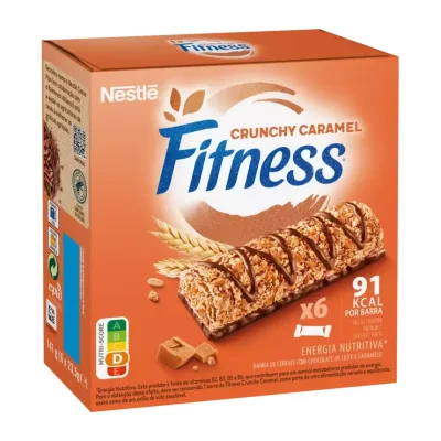 Nestlé Fitness Crunchy Caramel Cereal Bars 6x23.5g