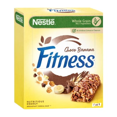 Nestlé Fitness Choco Banana Cereal Bars 6x23.5g